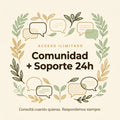 Comunidad Activa + Soporte 24h