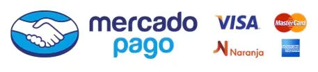 Medios de pago — MercadoPago, Visa, MasterCard